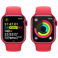 Koodo Apple Watch Series 9 (GPS + Cellular) 41mm (PRODUCT)RED Aluminum Case with (PRODUCT)RED Sport Band - Medium/Large 150-200mm - Monthly Tab Payment