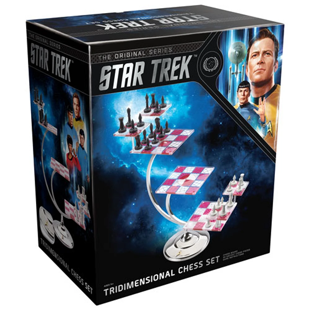 Jeu d'échecs The Noble Collection : Échiquier tridimensionnel Star Trek