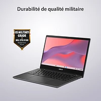 ASUS CM14 Flip 14" Touchscreen 2-in-1 Chromebook - Gravity Grey (MediaTek Kompanio 520/8GB RAM/128GB SSD)