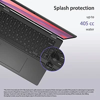 ASUS CM14 Flip 14" Touchscreen 2-in-1 Chromebook - Gravity Grey (MediaTek Kompanio 520/8GB RAM/128GB SSD)