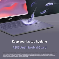 ASUS CM14 Flip 14" Touchscreen 2-in-1 Chromebook - Gravity Grey (MediaTek Kompanio 520/8GB RAM/128GB SSD)