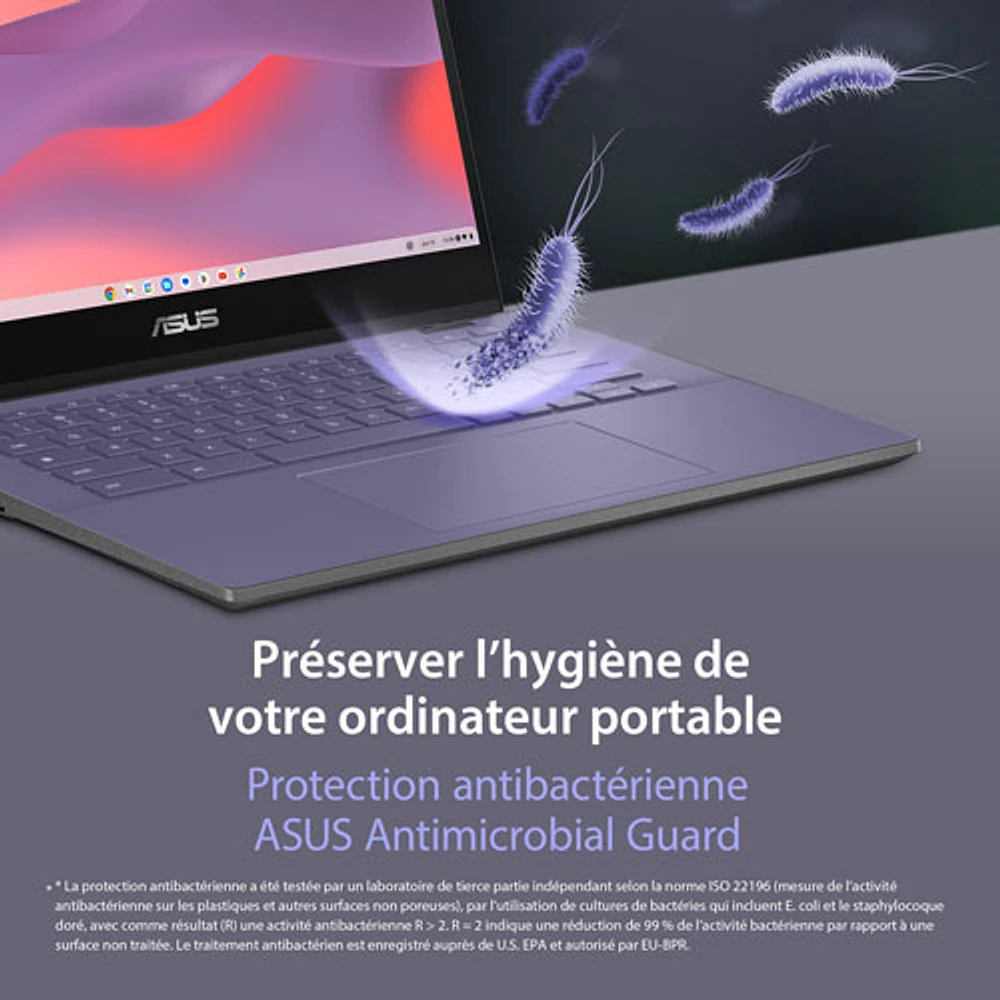 ASUS CM14 Flip 14" Touchscreen 2-in-1 Chromebook - Gravity Grey (MediaTek Kompanio 520/8GB RAM/128GB SSD)
