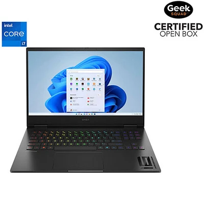 Boîte ouverte - Portable de jeu de 16,1 po OMEN 16 de HP (Core i7 13700HX d'Intel/SSD 1 To/RAM 16 Go/GeForce RTX 4070)