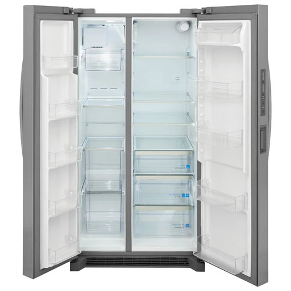 Frigidaire Gallery 36" 26 Cu. Ft. Side-By-Side Refrigerator (GRSN2620AF) - Smudge-Proof Stainless Steel