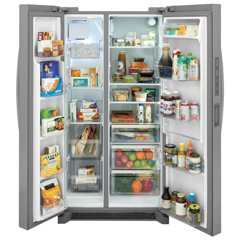 Frigidaire Gallery 36" 26 Cu. Ft. Side-By-Side Refrigerator (GRSN2620AF) - Smudge-Proof Stainless Steel