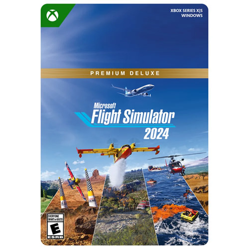 Microsoft Flight Simulator 2024 Premium Deluxe Edition (Xbox Series X|S / Windows) - Digital Download