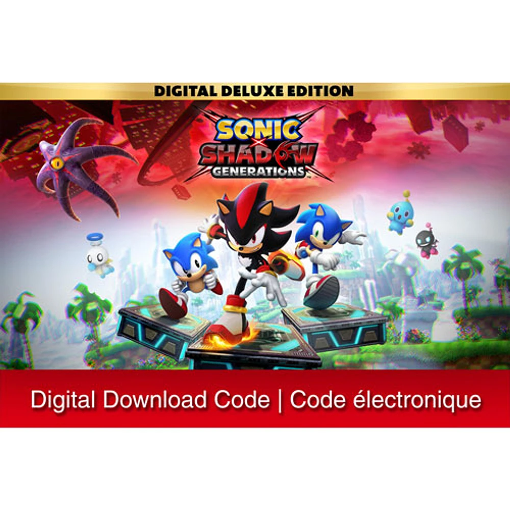 Sonic x Shadows Generations Digital Deluxe Edition (Switch) - Téléchargement numérique