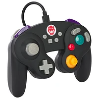 Manette avec fil de style GameCube de PowerA pour Nintendo Switch - Bowser