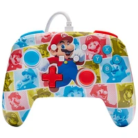 PowerA Enhanced Wired Controller for Nintendo Switch - Mario Hero Reel