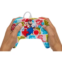 PowerA Enhanced Wired Controller for Nintendo Switch - Mario Hero Reel