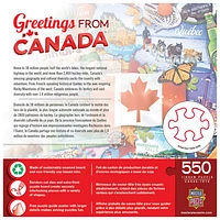 Greetings From Canada Jigsaw Puzzle - 550 Pieces