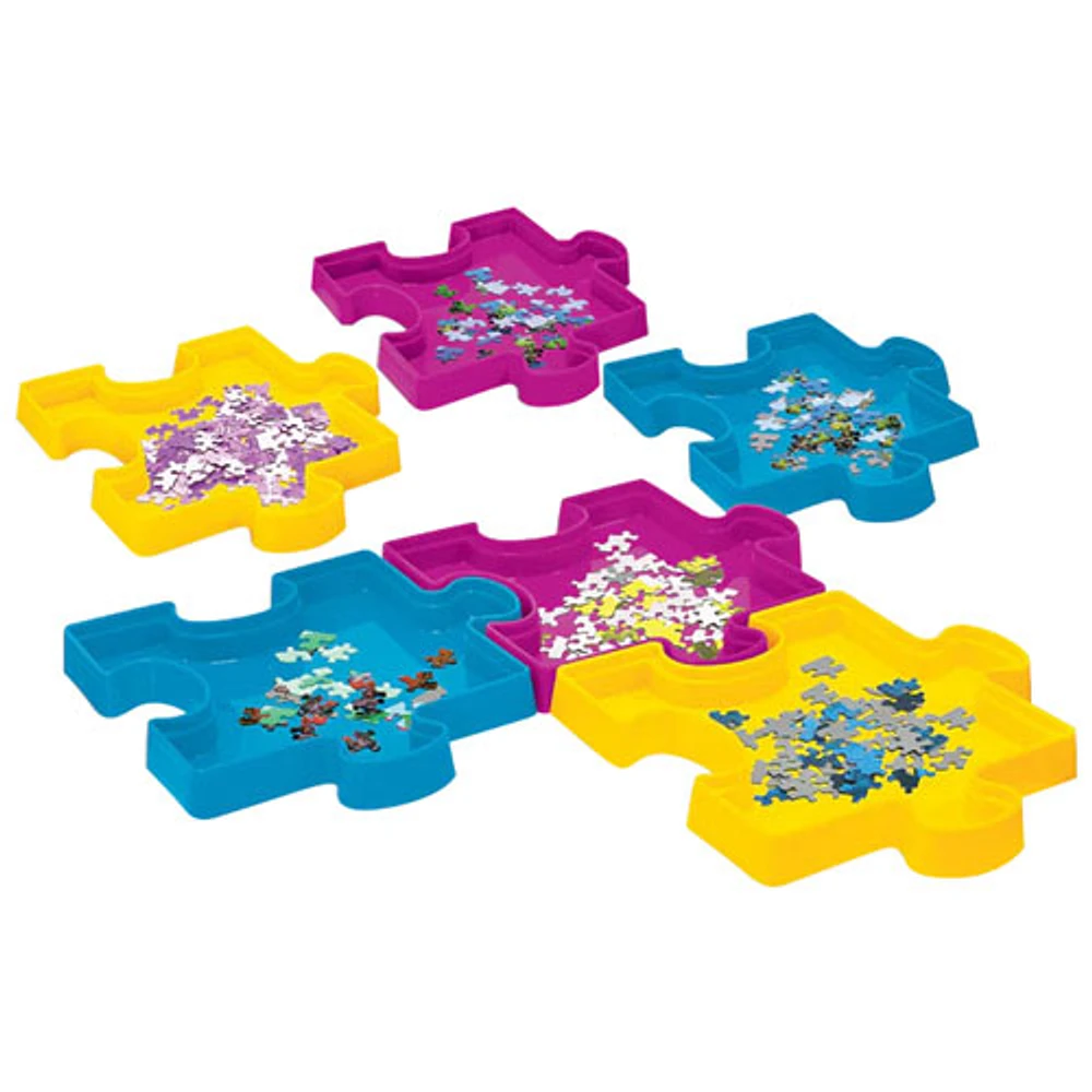 Masterpieces Sort & Save: 6-Piece Jigsaw Puzzle Sorting Trays