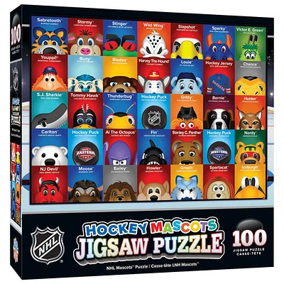 NHL: Mascots Jigsaw Puzzle - 100 Pieces