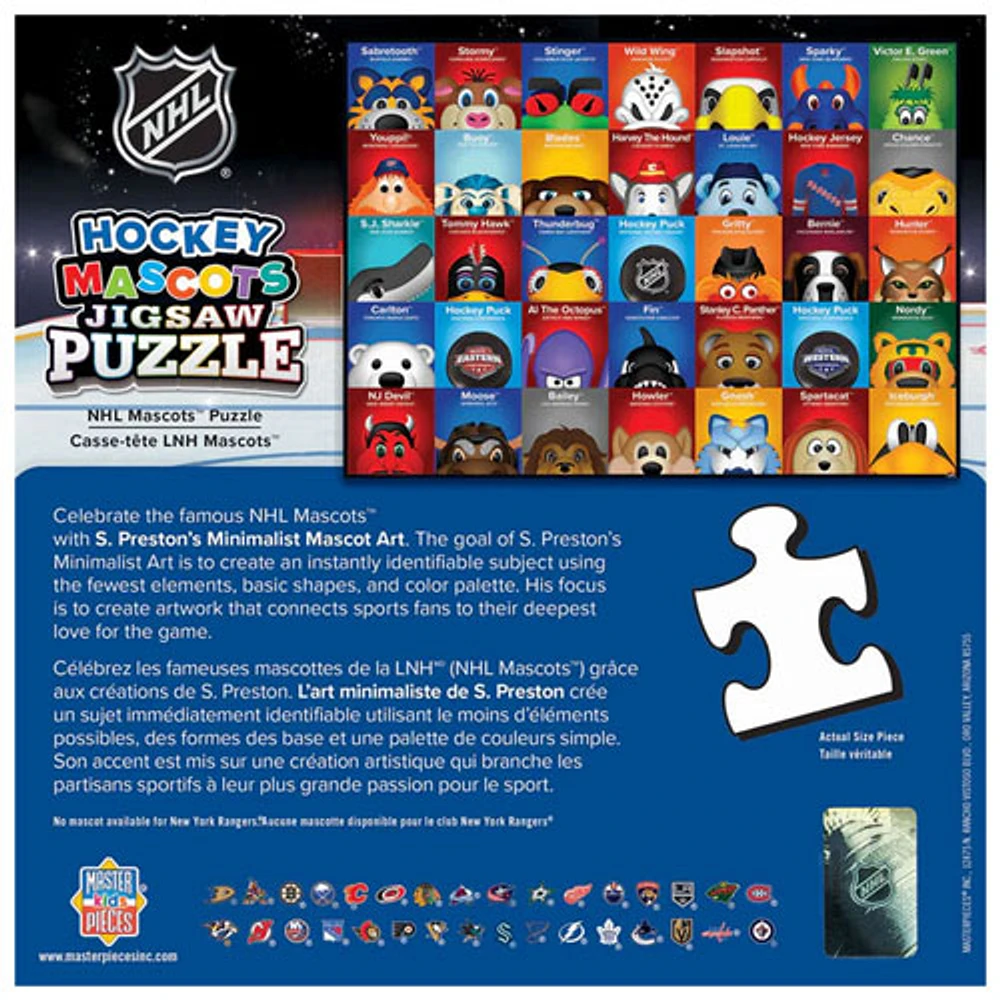 NHL: Mascots Jigsaw Puzzle - 100 Pieces