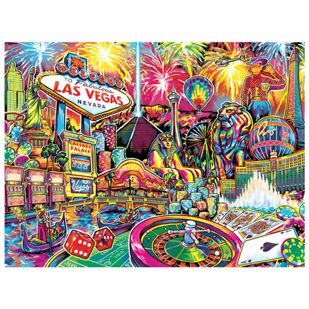 Greetings From Las Vegas Jigsaw Puzzle - 550 Pieces