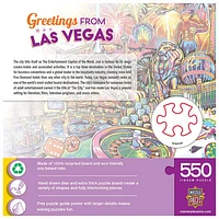 Greetings From Las Vegas Jigsaw Puzzle - 550 Pieces