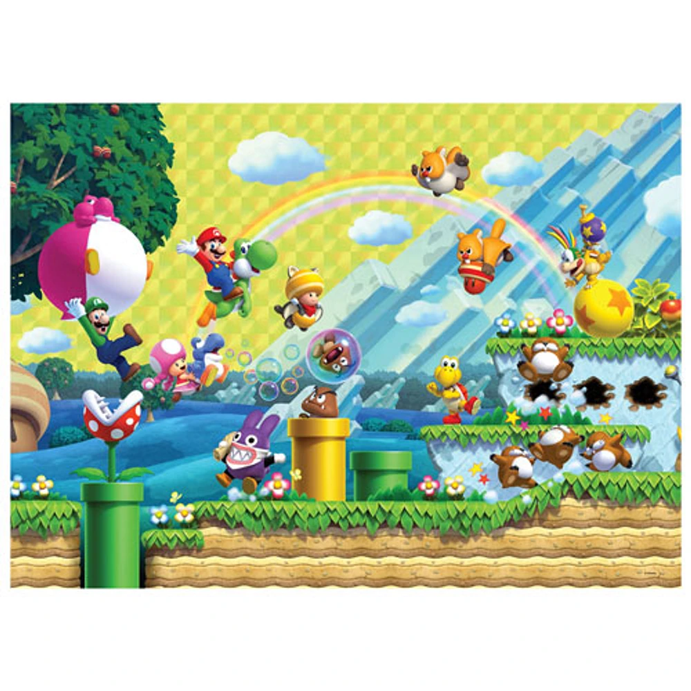 Super Mario Bros.U Deluxe: Chaos & Fun Puzzle - 1000 Pieces