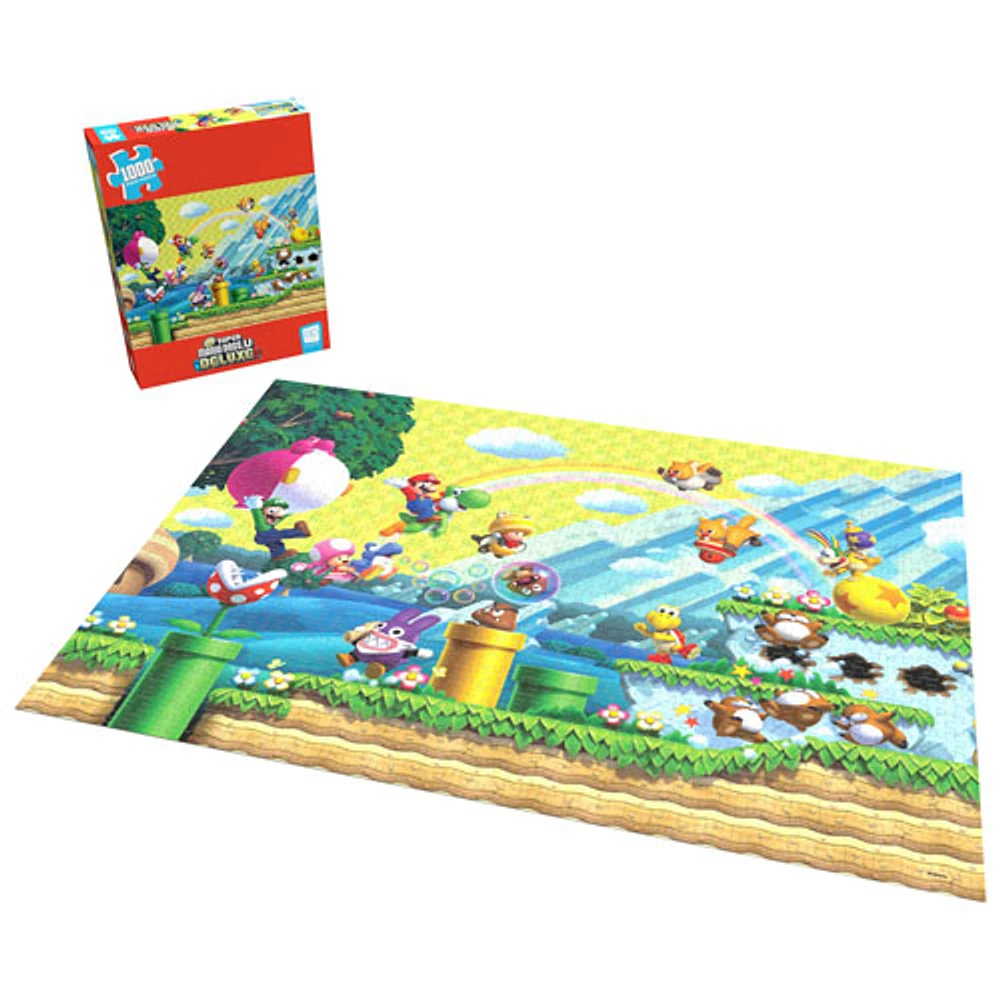 Super Mario Bros.U Deluxe: Chaos & Fun Puzzle - 1000 Pieces