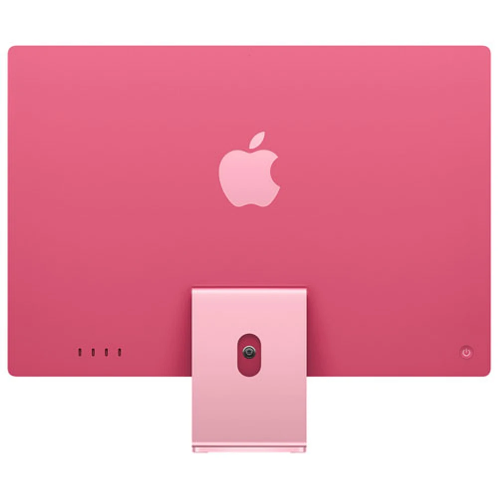 iMac de 24 po d'Apple (automne 2024) - Rose (puce M4 d'Apple/processeur graphique 10 coeurs/RAM 24 Go/SSD 512 Go