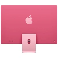 iMac de 24 po d'Apple (automne 2024) - Rose (puce M4 d'Apple/processeur graphique 10 coeurs/RAM 24 Go/SSD 512 Go