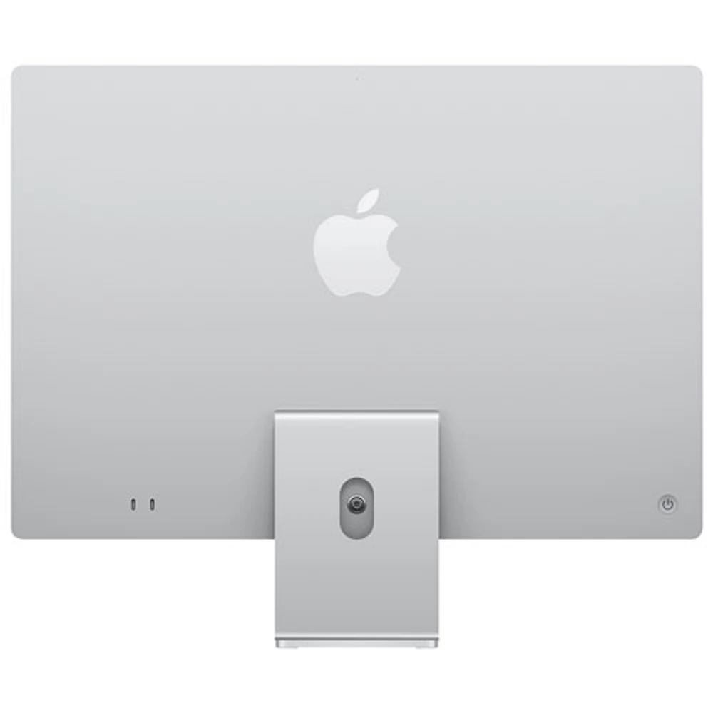 iMac à écran nanotexturé de 24 po d'Apple (automne 2024) - Argenté (puce M4 d'Apple/processeur graphique 10 coeurs/RAM 16 Go/SSD 256 Go