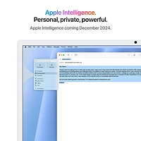 iMac de 24 po d'Apple (automne 2024) - Bleu (puce M4 d'Apple/processeur graphique coeurs/RAM 16 Go/SSD 256 Go