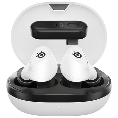 SteelSeries Arctis GameBuds In-Ear Gaming Headphones for PlayStation - White