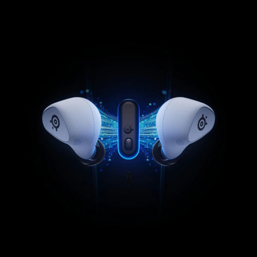 SteelSeries Arctis GameBuds In-Ear Gaming Headphones for PlayStation - White