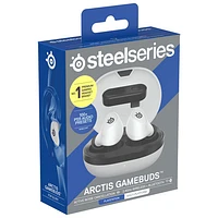Écouteurs boutons de jeu Arctis GameBuds de SteelSeries pour PlayStation - Blanc