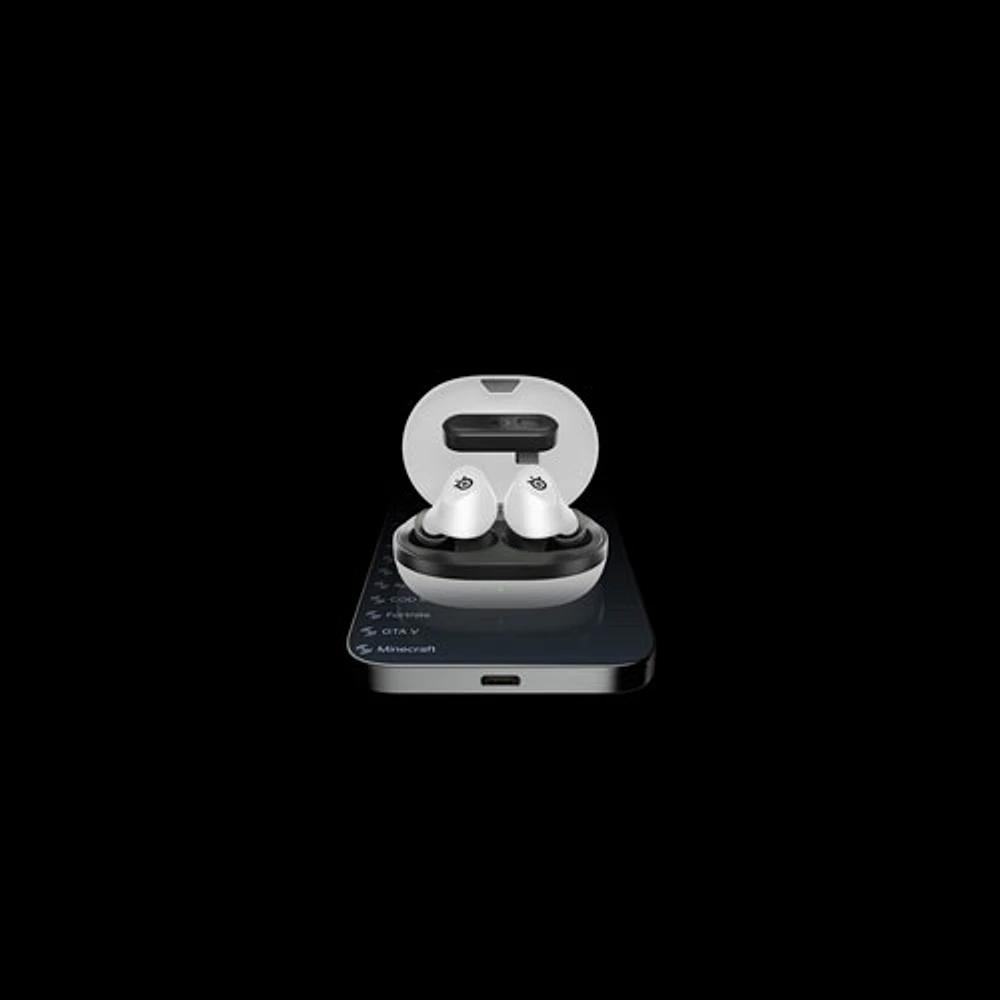 SteelSeries Arctis GameBuds In-Ear Gaming Headphones for PlayStation - White