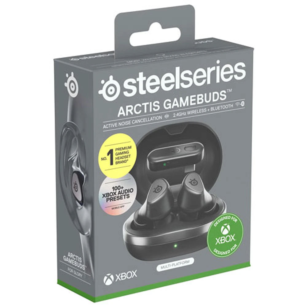 SteelSeries Arctis GameBuds In-Ear Gaming Headphones for Xbox - Black