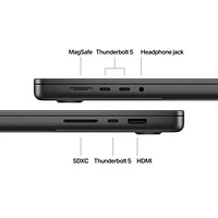 MacBook Pro de 16,2 po d'Apple (automne 2024) - Noir infini (M4 Max d'Apple/RAM Go/SSD 1 To