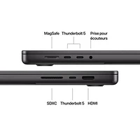 MacBook Pro de 16,2 po d'Apple (automne 2024) - Noir infini (M4 Max d'Apple/RAM Go/SSD 1 To
