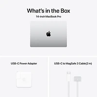 Apple MacBook Pro 14.2" (Fall 2024) - Silver (Apple M4 / 16GB RAM / 512GB SSD) - English