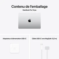 Apple MacBook Pro 14.2" (Fall 2024) - Silver (Apple M4 Pro / 24GB RAM / 512GB SSD) - English