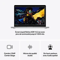 Apple MacBook Pro 14.2" (Fall 2024) - Silver (Apple M4 Pro / 24GB RAM / 512GB SSD) - English