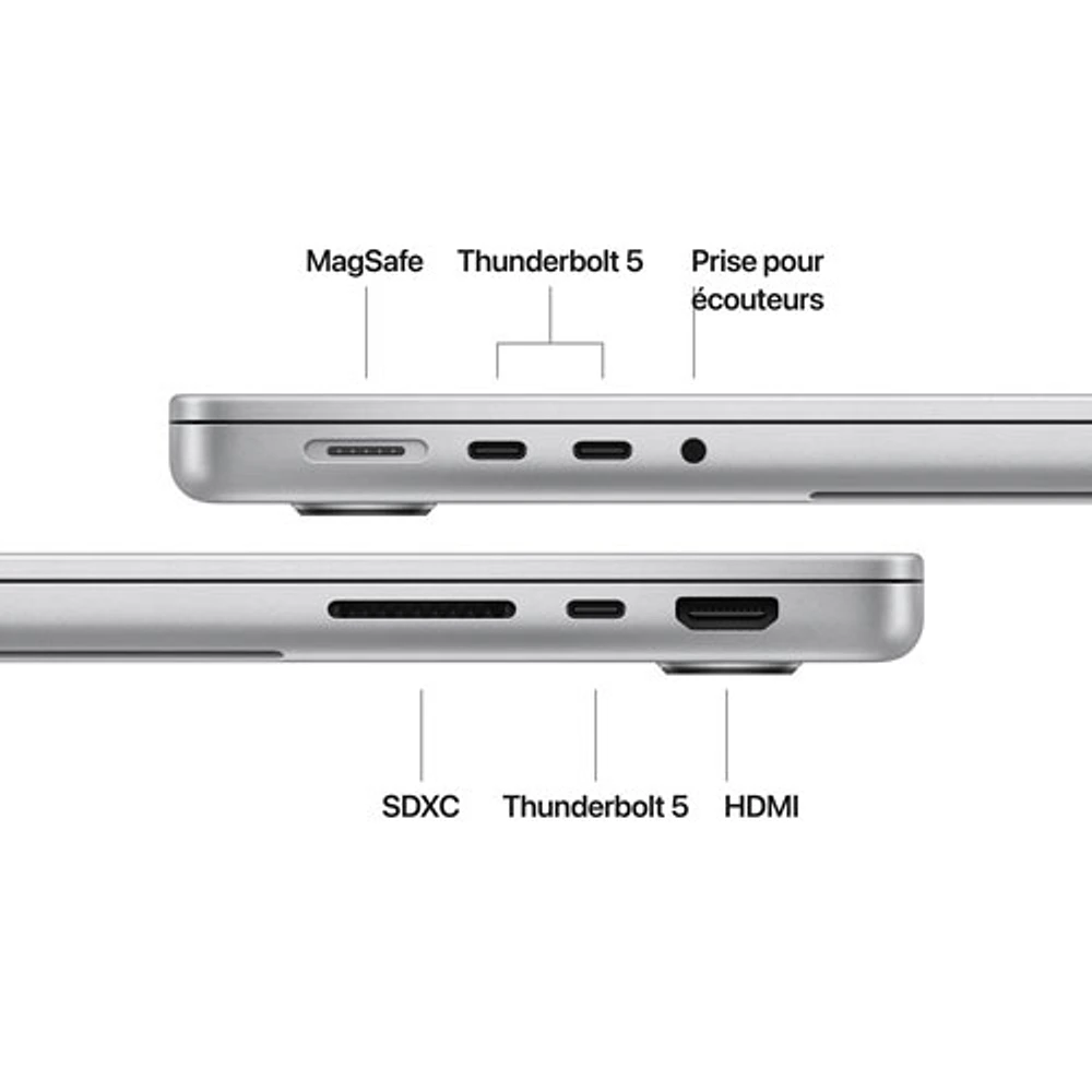 Apple MacBook Pro 14.2" (Fall 2024) - Silver (Apple M4 Pro / 24GB RAM / 1TB SSD) - English