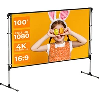 Vankyo Staytrue 100" Portable Projector Screen (PS100TY)