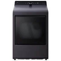 Open Box - LG 7.3 Cu. Ft. Ultra Large Capacity Electric Dryer (DLE8400BE) - Matte Black - Scratch & Dent