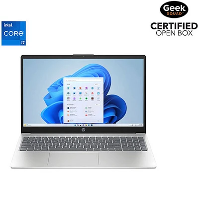 Open Box - HP 15.6" Laptop - Natural Silver (Intel Core i7 1255U/16GB RAM/1TB SSD/Windows 11)