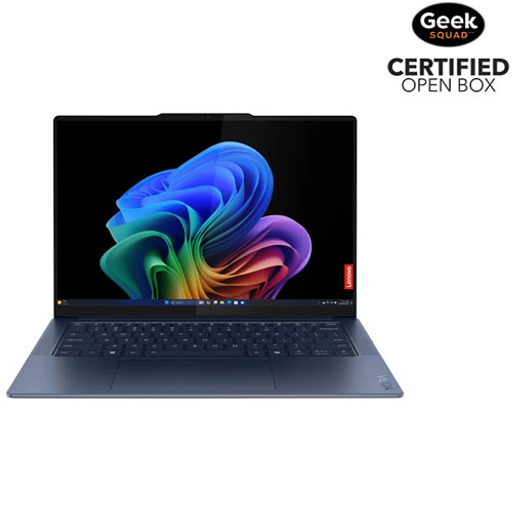 Boîte ouverte - Portable à écran tactile DELO de 14,5 po Yoga Slim 7x de Lenovo avec Copilot+ (Snapdragon X Elite/RAM 16 Go/SSD 512 Go)