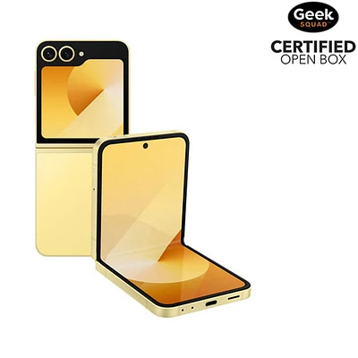 Boîte ouverte - Galaxy Z Flip6 5G de 512 Go de Samsung - Jaune - Déverrouillé