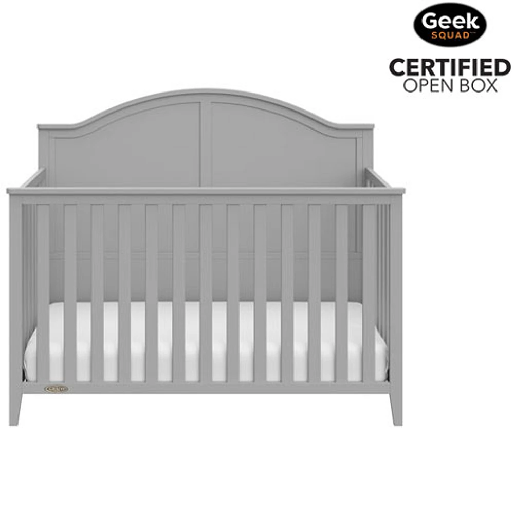 Open Box - Graco Wilfred 5-in-1 Convertible Crib - Pebble Grey