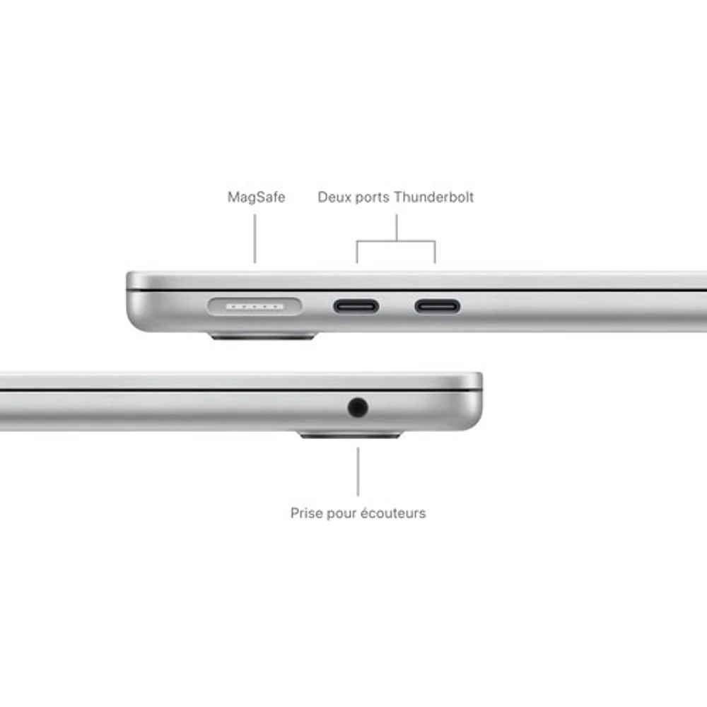 Apple MacBook Air 13.6" w/ Touch ID (2022) - Silver (Apple M2 / 16GB RAM / 256GB SSD