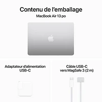 Apple MacBook Air 13.6" w/ Touch ID (Fall 2024) - Silver (Apple M2 / 16GB RAM / 256GB SSD