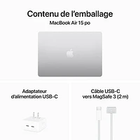 Apple MacBook Air 15.3" w/ Touch ID (Fall 2024) - Silver (Apple M3 / 24GB RAM / 512GB SSD