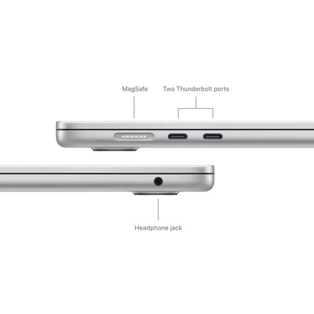 Apple MacBook Air 15.3" w/ Touch ID (Fall 2024) - Silver (Apple M3 / 24GB RAM / 512GB SSD