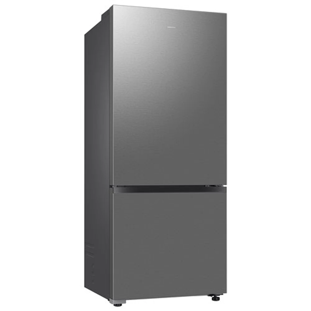 Samsung 28" 15 Cu. Ft. Bottom Freezer Refrigerator with Ice Dispenser (RB15DG6000SRAA) - Stainless Steel