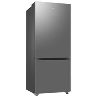 Samsung 28" 15 Cu. Ft. Bottom Freezer Refrigerator with Ice Dispenser (RB15DG6000SRAA) - Stainless Steel