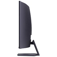 LG UltraGear 27" 1440p WQHD 180Hz 1ms GTG Curved VA LED FreeSync Gaming Monitor (27GS60QN-B) - Purple Grey